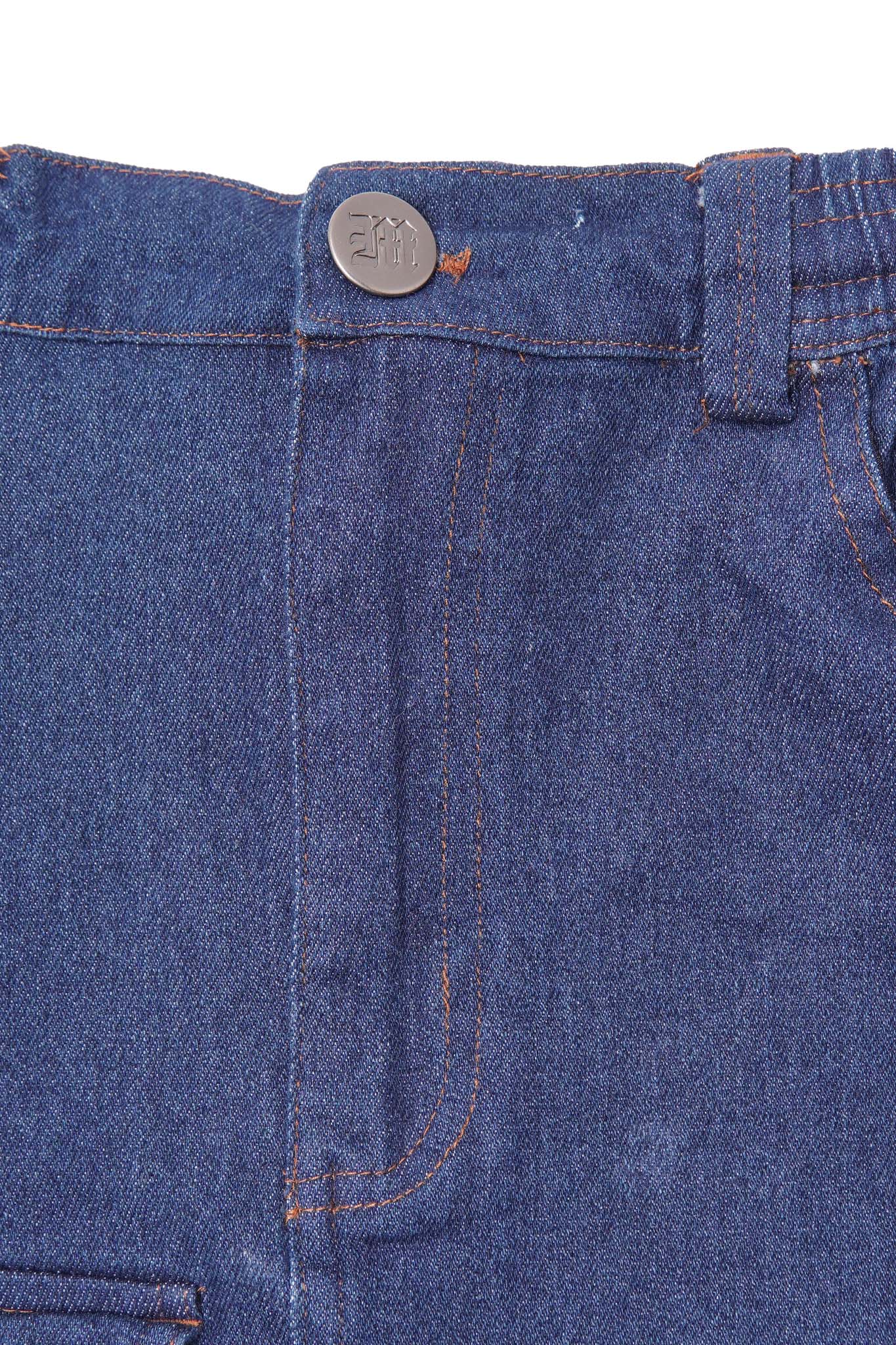 LITTLE HUMAN™ FIELD SKIRT IN COLD NAVY