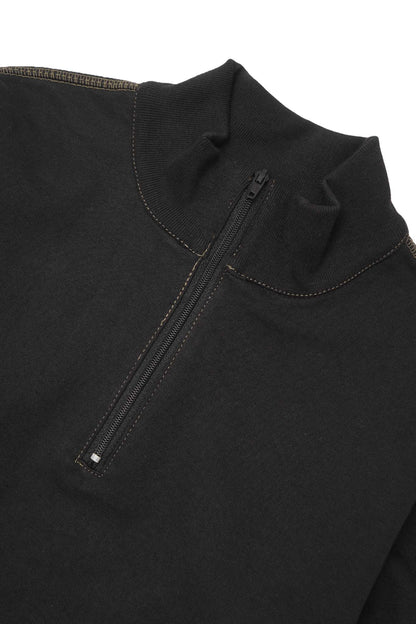 LITTLE HUMAN™ QUARTER ZIP IN ANTHRACITE/OLIVE