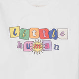 "SUN IS OUT" LITTLE HUMAN™ LONGSLEEVE TEE IN WHITE