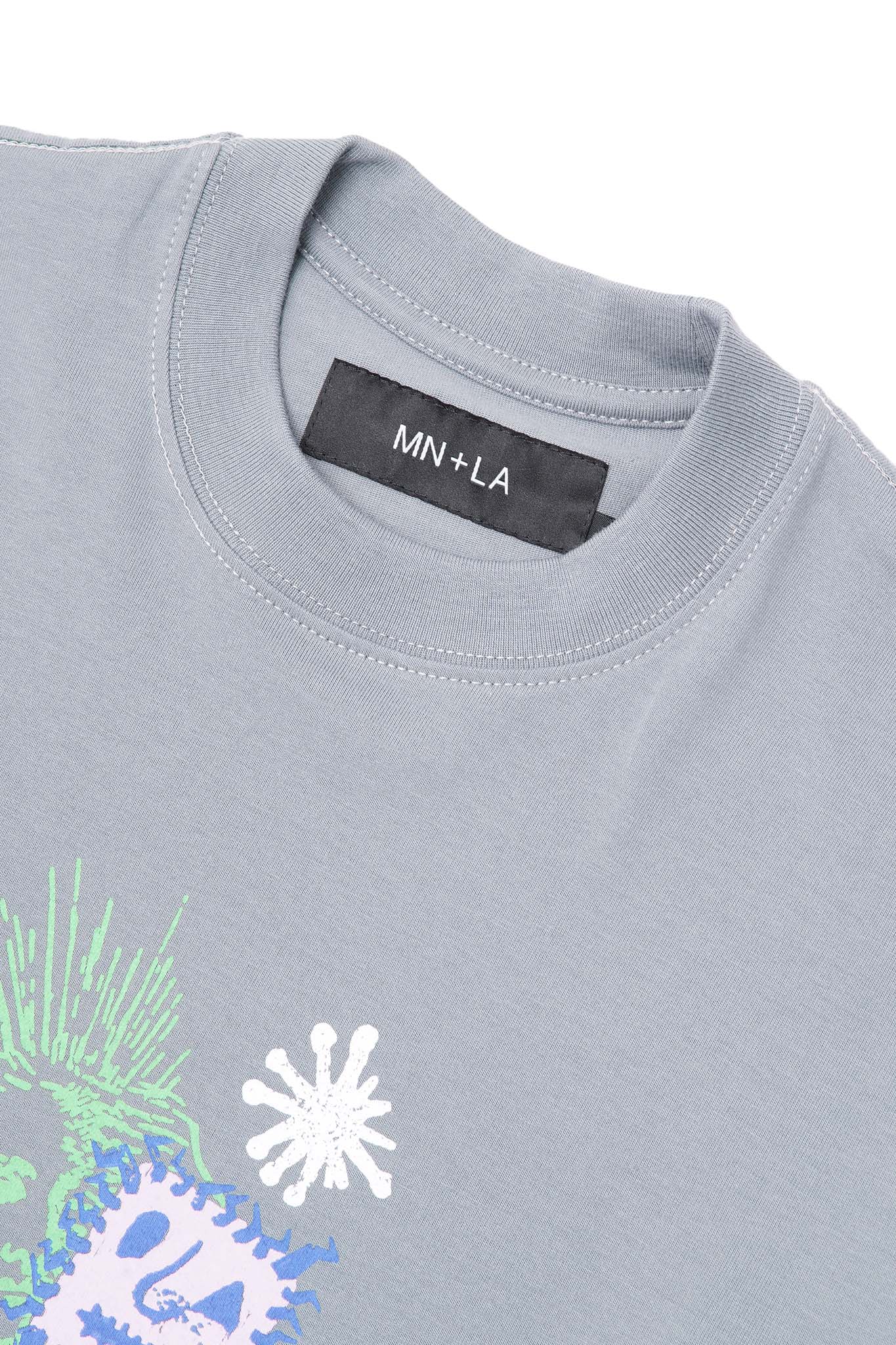 "DEAD INSIDE" TEE IN GLACIER