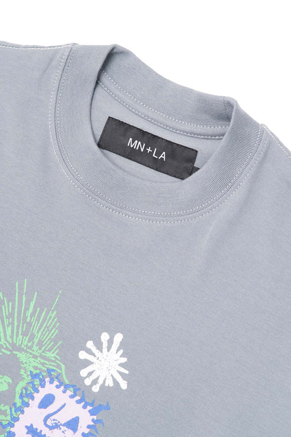 "DEAD INSIDE" TEE IN GLACIER