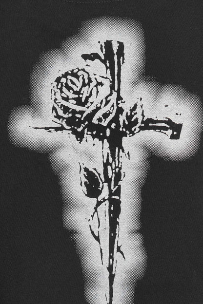 "CITY OF ANGELS" TEE IN ANTHRACITE