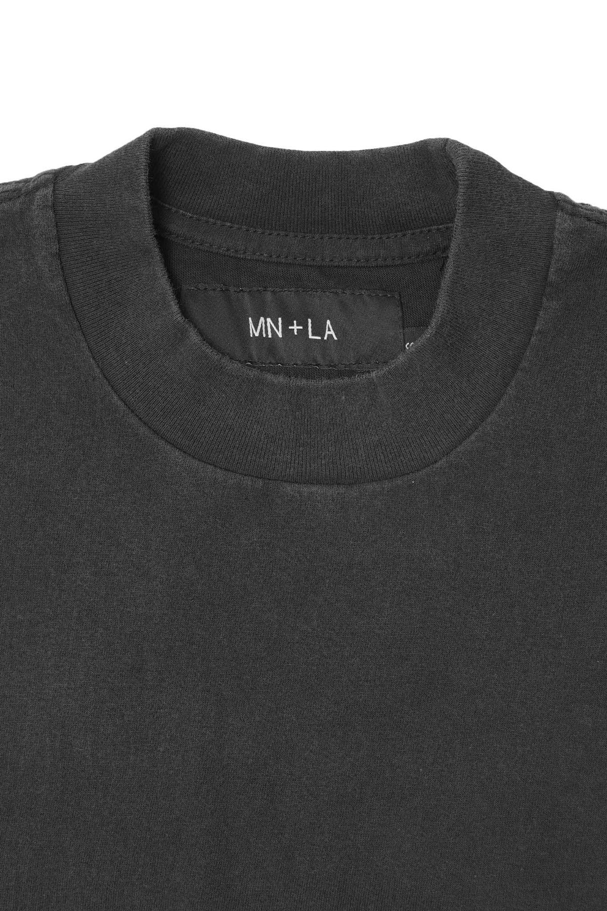 "FADED CAVIAR" MOCK NECK TEE