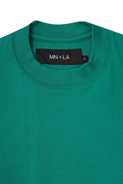 "OUTDOOR EXPLORATION" MULTI LOGO TEE IN JADE