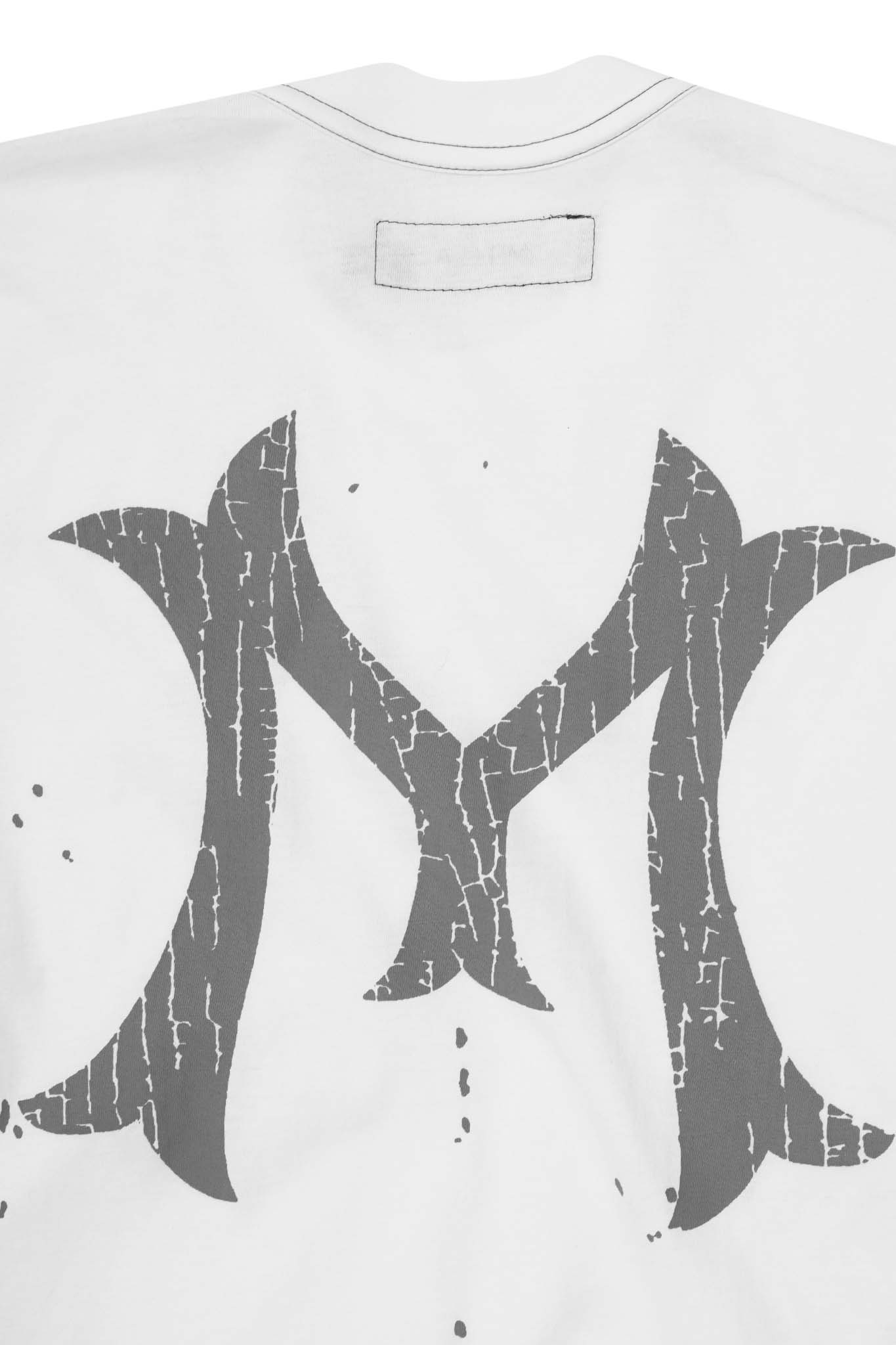 "HITTER" V3 BOX TEE LITE TEE IN WHITE