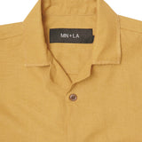 4 POCKET CUBAN SHIRT IN MUSTARD
