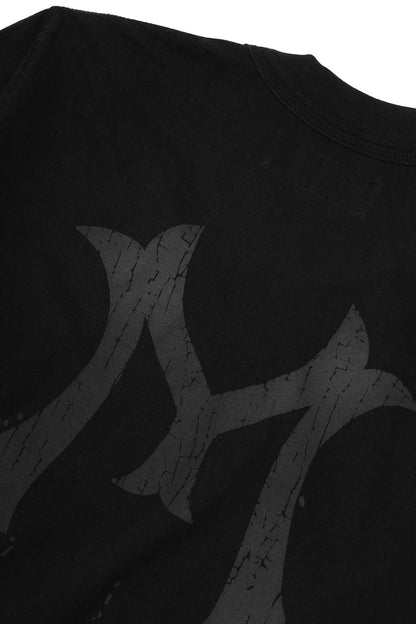 "HITTER" V3 MOCK NECK LITE TEE IN ONYX