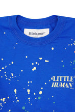 "PAINT SPLAT" LITTLE HUMAN™ TEE IN ELECTRIC BLUE