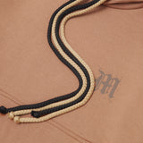 "M'$ SPECKS V2" CUTOFF HOODIE IN APRICOT