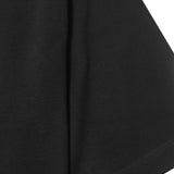 MOCK NECK TEE V4 IN CAVIAR
