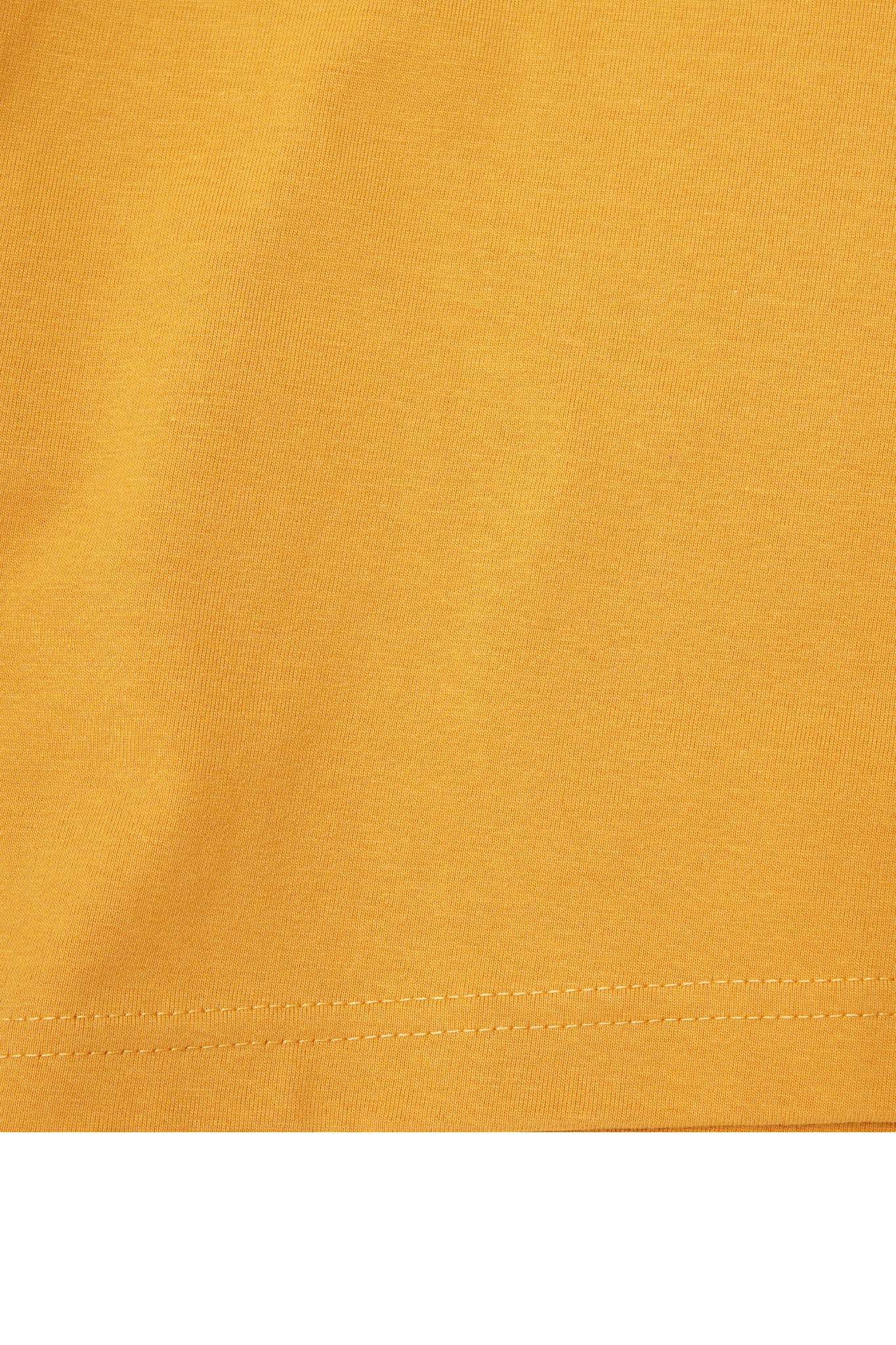 "GOLDEN COAST" TEE IN MUSTARD