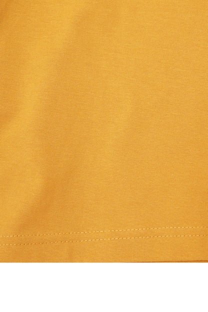 "GOLDEN COAST" TEE IN MUSTARD