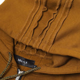 CROSS FORGED ZIP HOODIE IN RUST