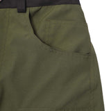 M+ DOUBLE KNEE PHAT SHORTS IN MOSS