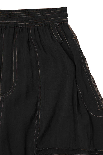 VEINS PANTS IN NOIR