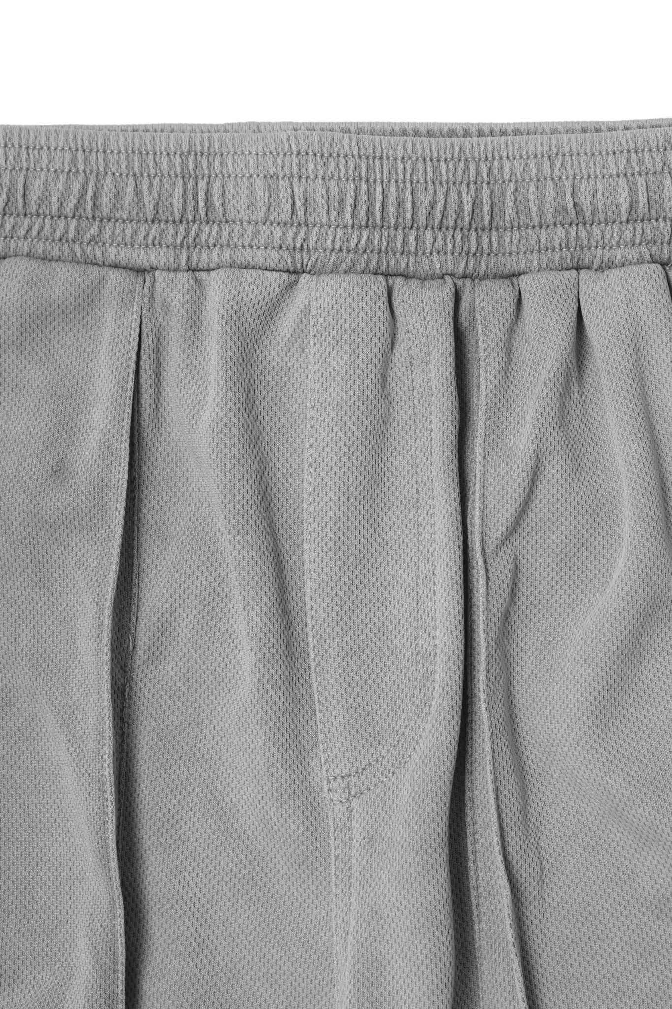 OVERPOCKET MESH SHORT IN STEEL