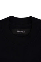 "POLIS" TEE IN CAVIAR