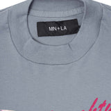 NAUGHTY N' NICE "COCKTAILS" LITE TEE IN GLACIER