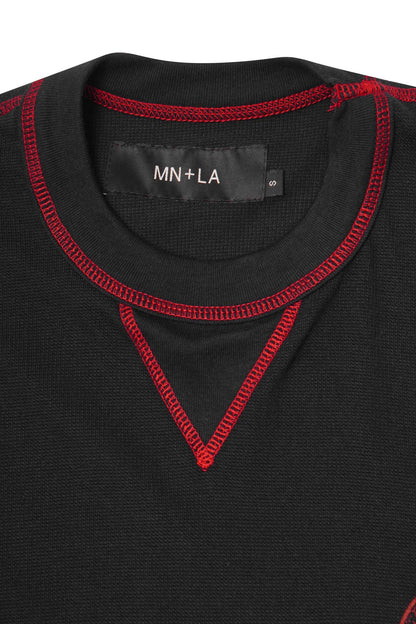 "YEAR OF THE SNAKE" MILITIA LONGSLEEVE TEE IN ANTHRACITE