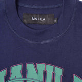 "FAST LANE" LONGSLEEVE TEE IN NAVY