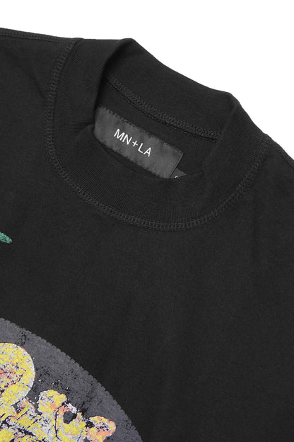"ECHOES OF HEAVEN" TEE IN ANTHRACITE