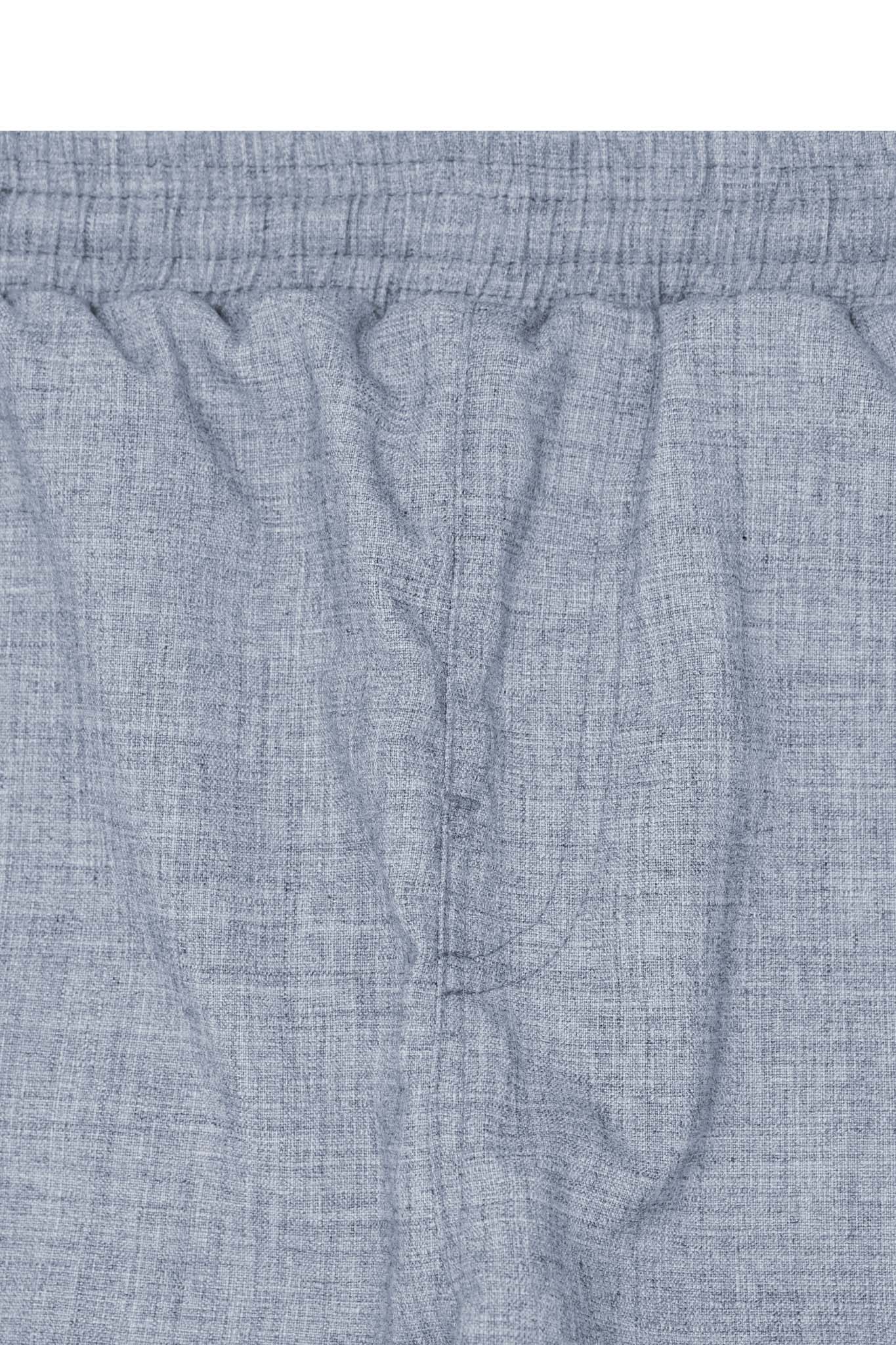 CROPPED LOUNGE PANTS IN PEBBLE BLUE