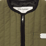LITTLE HUMAN™ BUBBLY VEST IN OLIVE