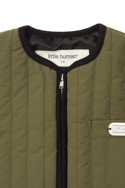 LITTLE HUMAN™ BUBBLY VEST IN OLIVE