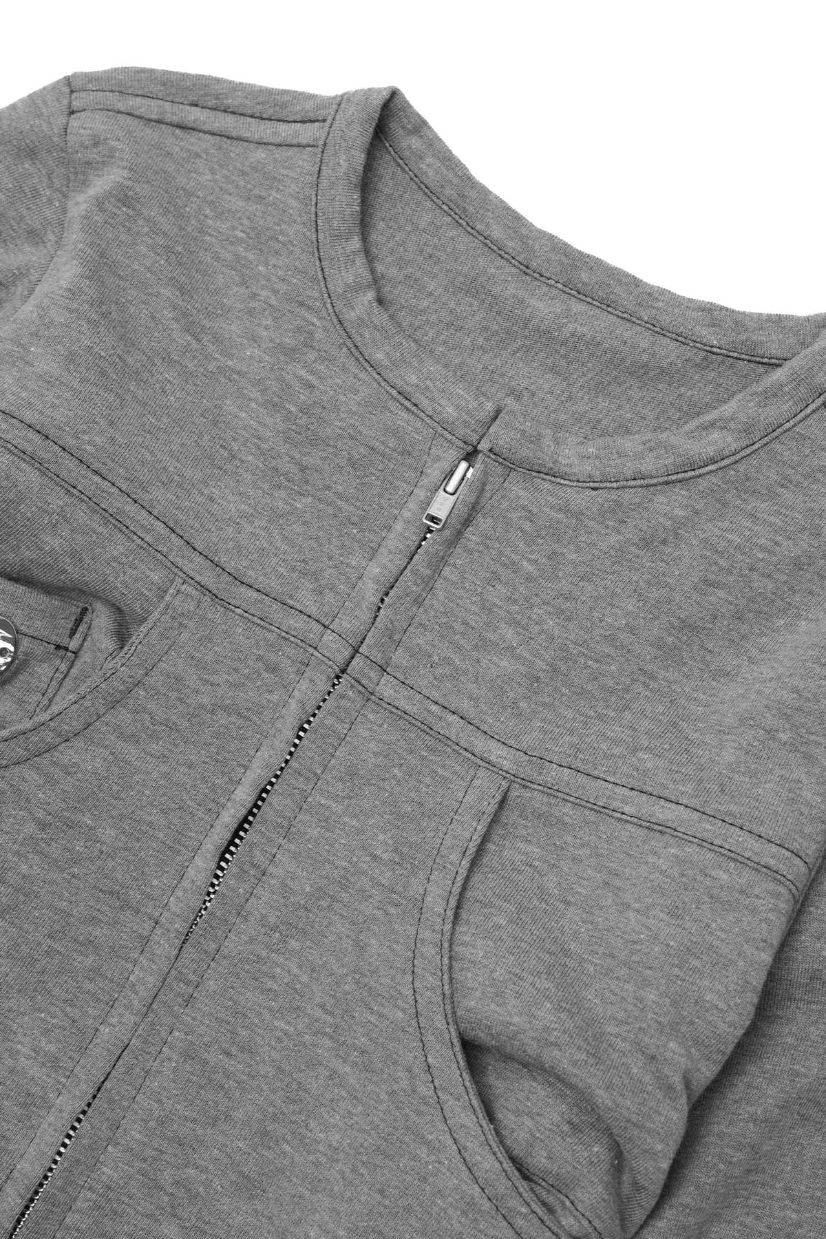 XELARA JACKET IN HEATHER GREY