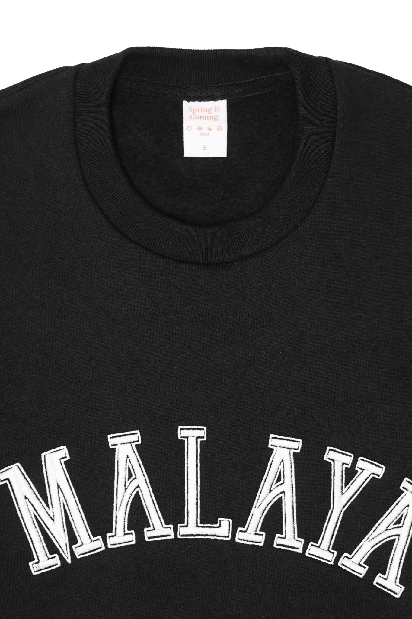 MALAYA OVERSIZED SWEATSHIRT (BLACK)