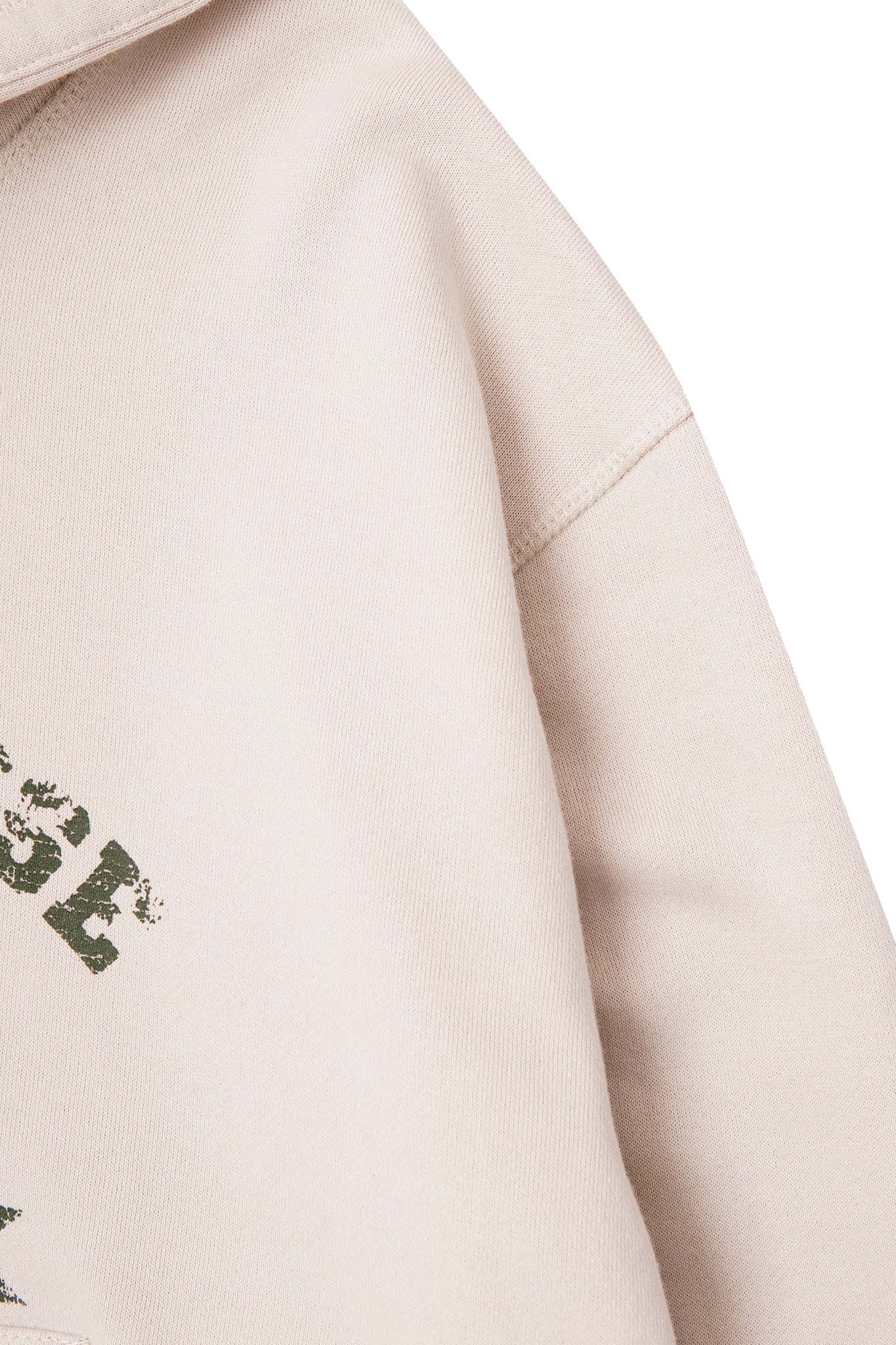 "PORTAL HOUSE 33" HOODIE IN OAT