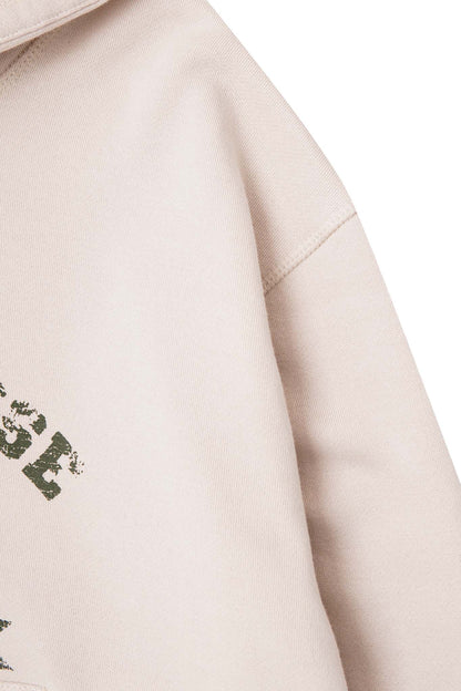 "PORTAL HOUSE 33" HOODIE IN OAT