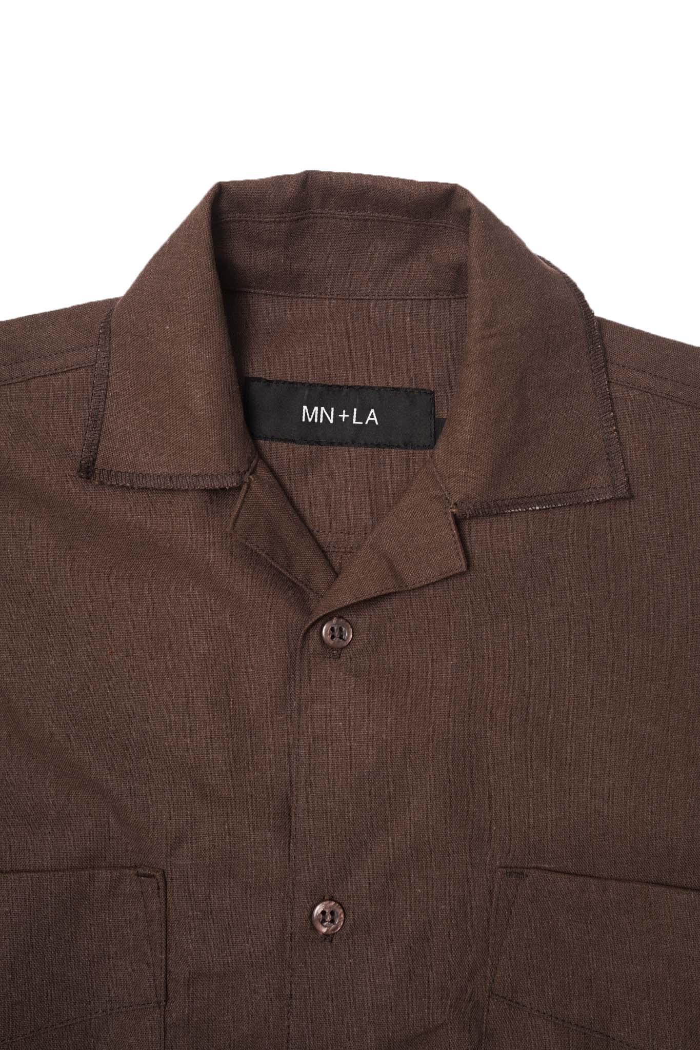 4 POCKET CUBAN SHIRT IN WOOD
