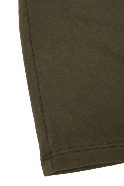 FRENCH TERRY BOOTCUT PANTS IN AGED OLIVE