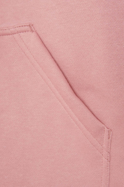 "M'$ SPECKS V2" CUTOFF HOODIE IN ROSE QUARTZ
