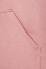 "M'$ SPECKS V2" CUTOFF HOODIE IN ROSE QUARTZ