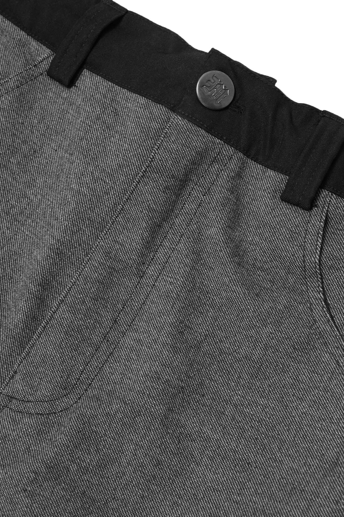 DOUBLE KNEE PHAT SHORTS IN NEVADA GREY