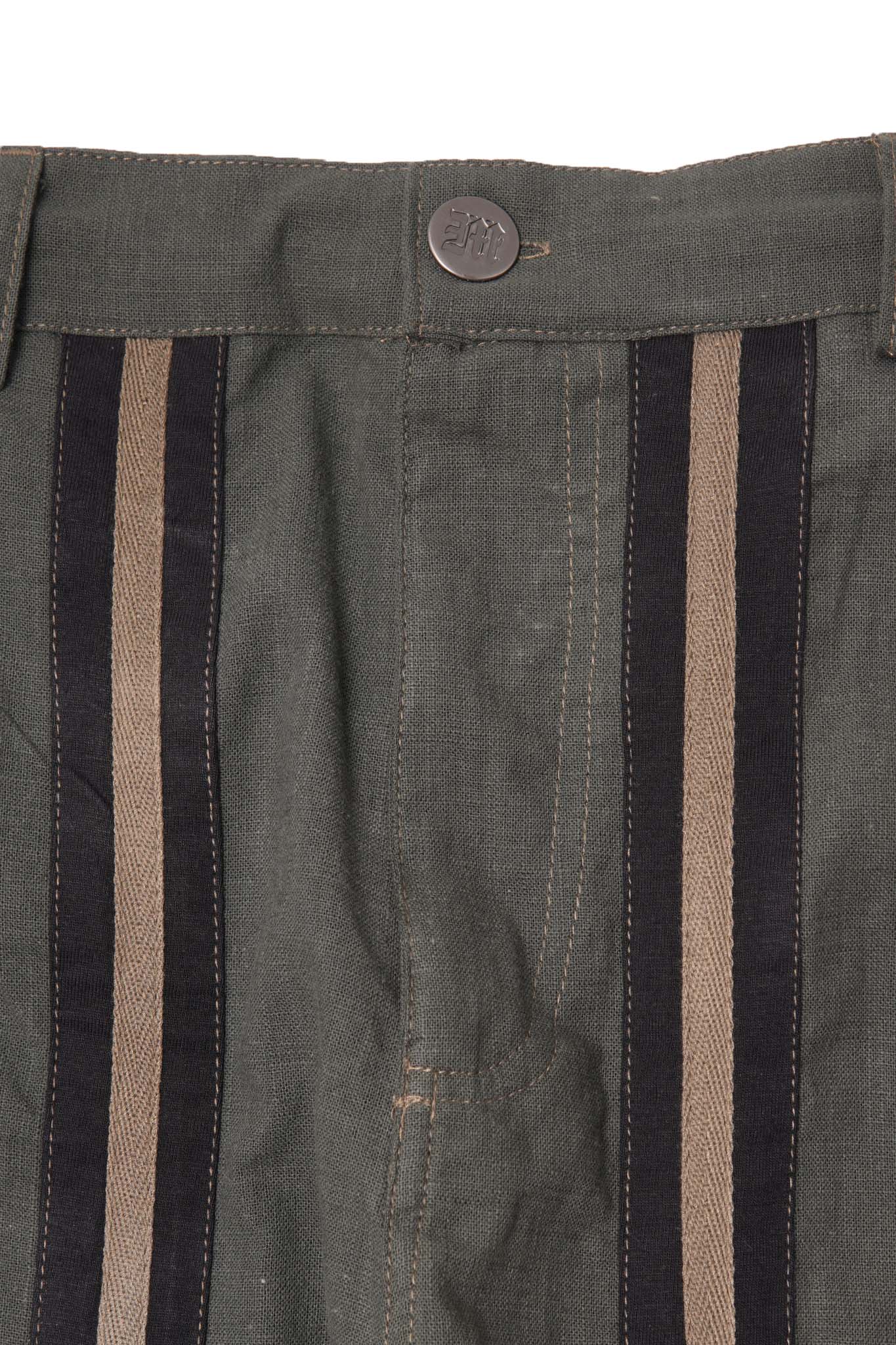 SME "STRIPE ME UP" PHAT PANTS IN PINE OLIVE