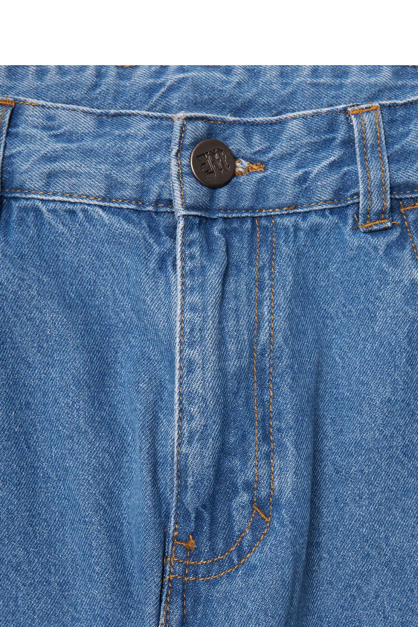 "HITTER" PHAT SHORTS IN ACID BLUE