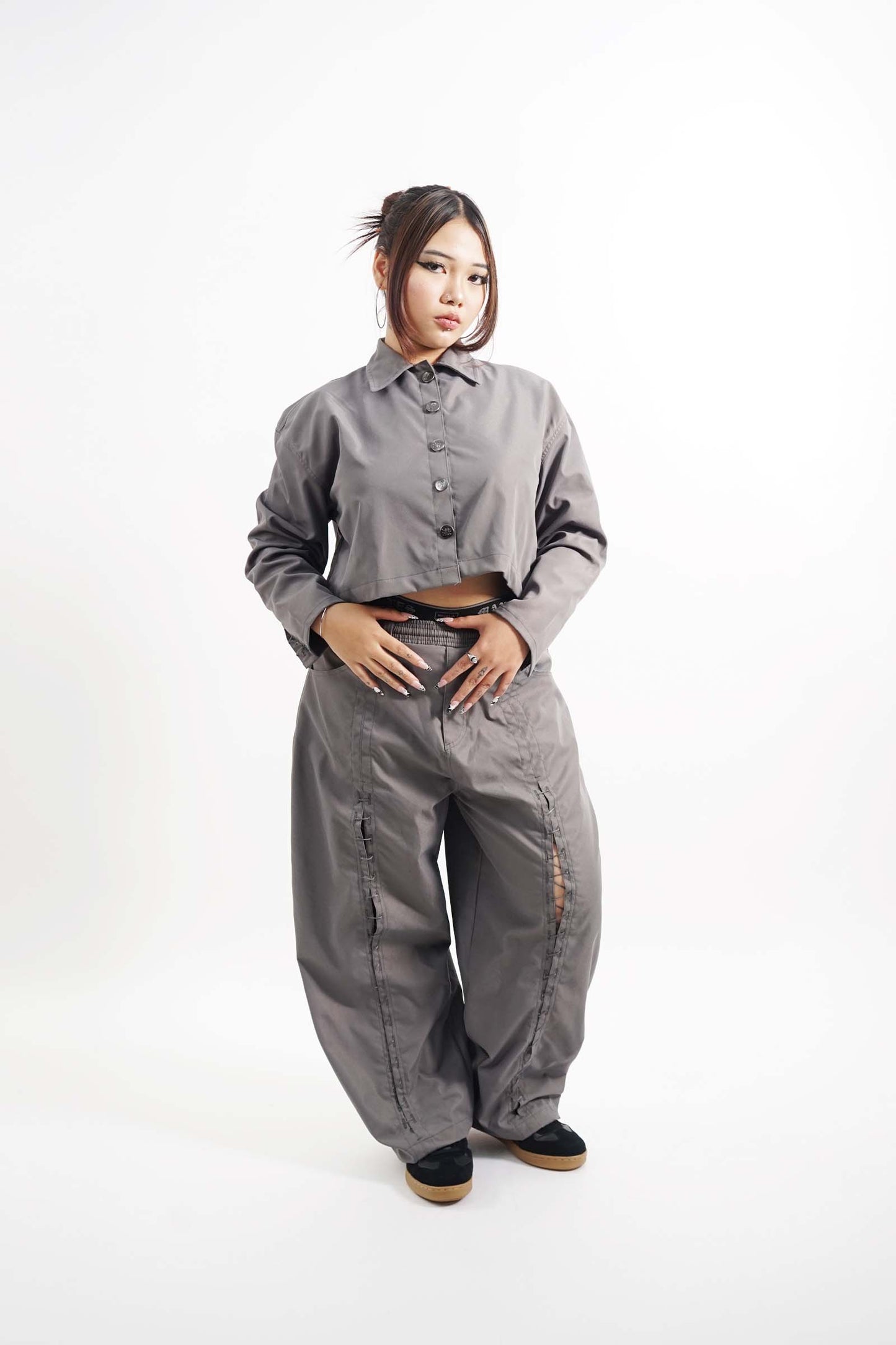 ANIKA JACKET IN STONE GREY