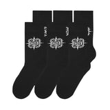 GRAVEYARD SOCKS 3 PACK (BLACK)