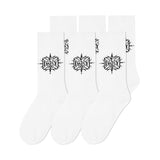 GRAVEYARD SOCKS 3 PACK (WHITE)