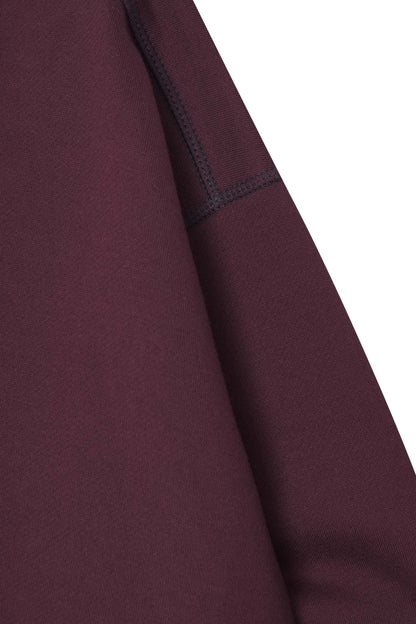 EXO™ MILITIA SWEATSHIRT IN WINE/NAVY