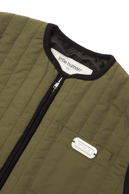 LITTLE HUMAN™ BUBBLY VEST IN OLIVE