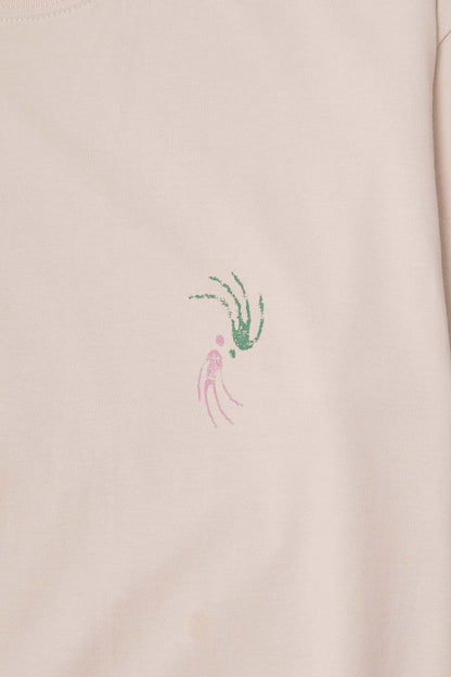 "LIMBO" ULTRA HEAVY TEE IN OAT