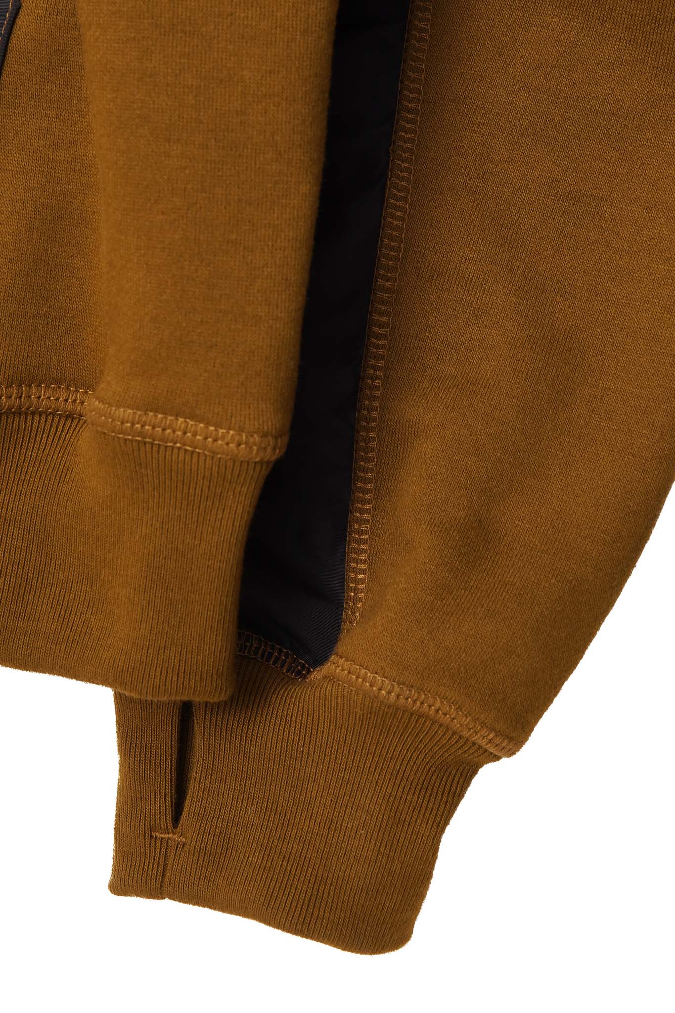 SHINOBI ZIP HOODIE IN RUST
