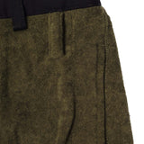 M+ OVERPOCKET TOWEL PHAT SHORTS IN OLIVE