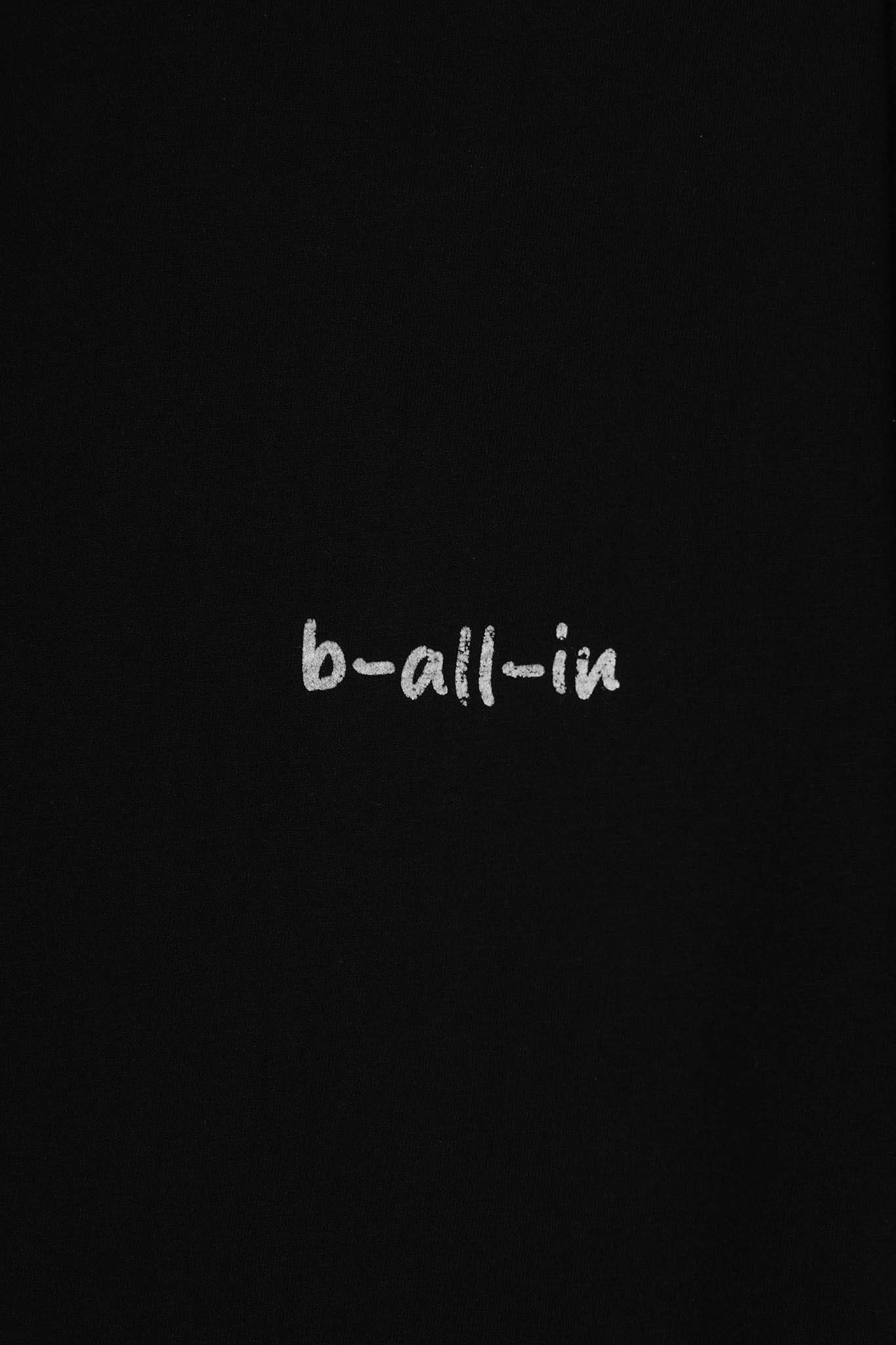 "B-ALL-IN" TEE IN ANTHRACITE