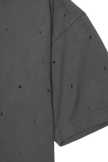TATTERED BOX TEE IN CROW