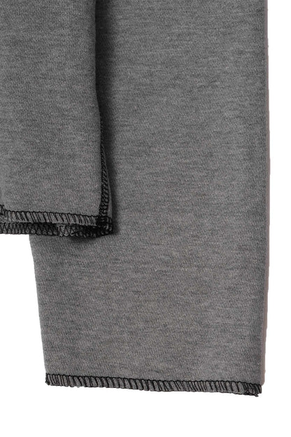 CUTOFF HOODIE IN HEATHER GREY